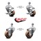Service Caster 3.5 Inch High Temp Glass Filled Nylon 1/2 Inch Threaded Stem Caster Brakes, 2PK SCC-TS20S3514-GFNSHT-121315-2-TLB-2 - alternate 2
